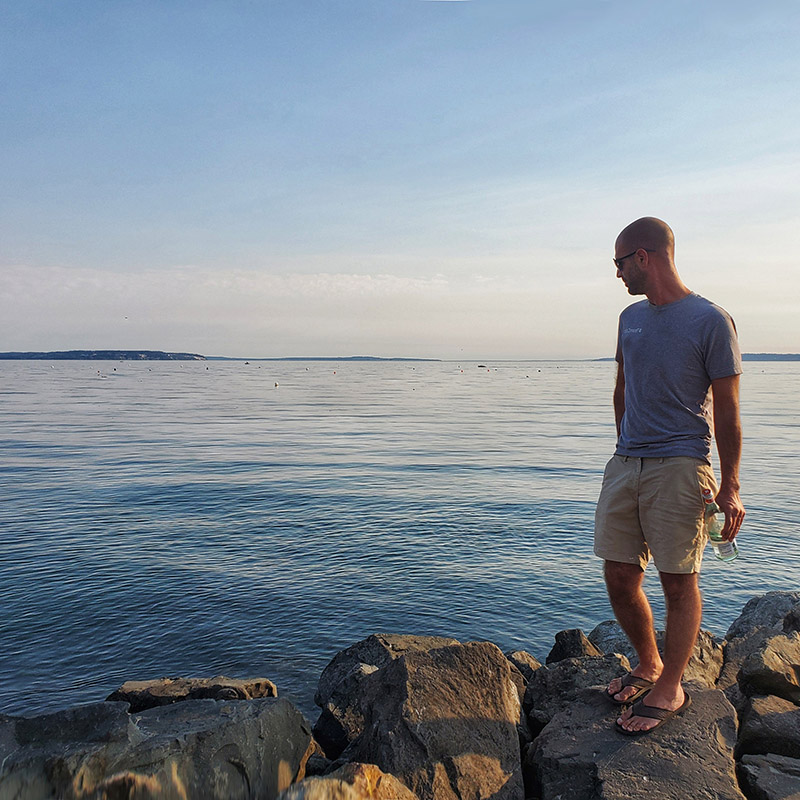 Jeremy Mastroianni at Edmonds, WA waterfront